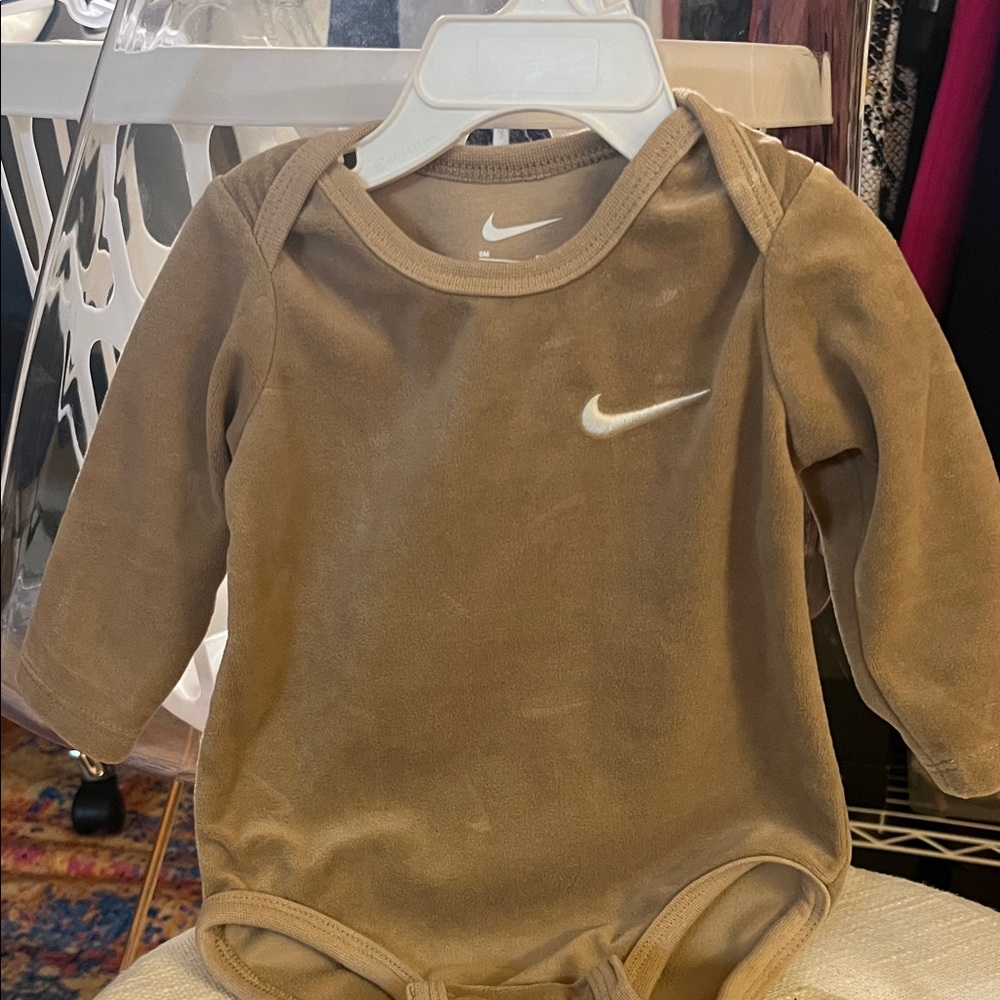 Nike Brown Baby Bodysuit